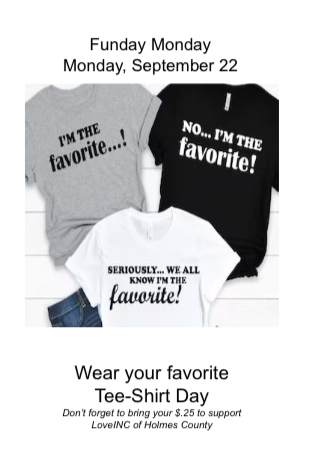 Favorite T-Shirt Day