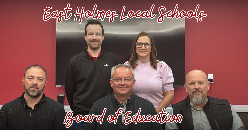 Members of the East Holmes Local Schools Board of Education