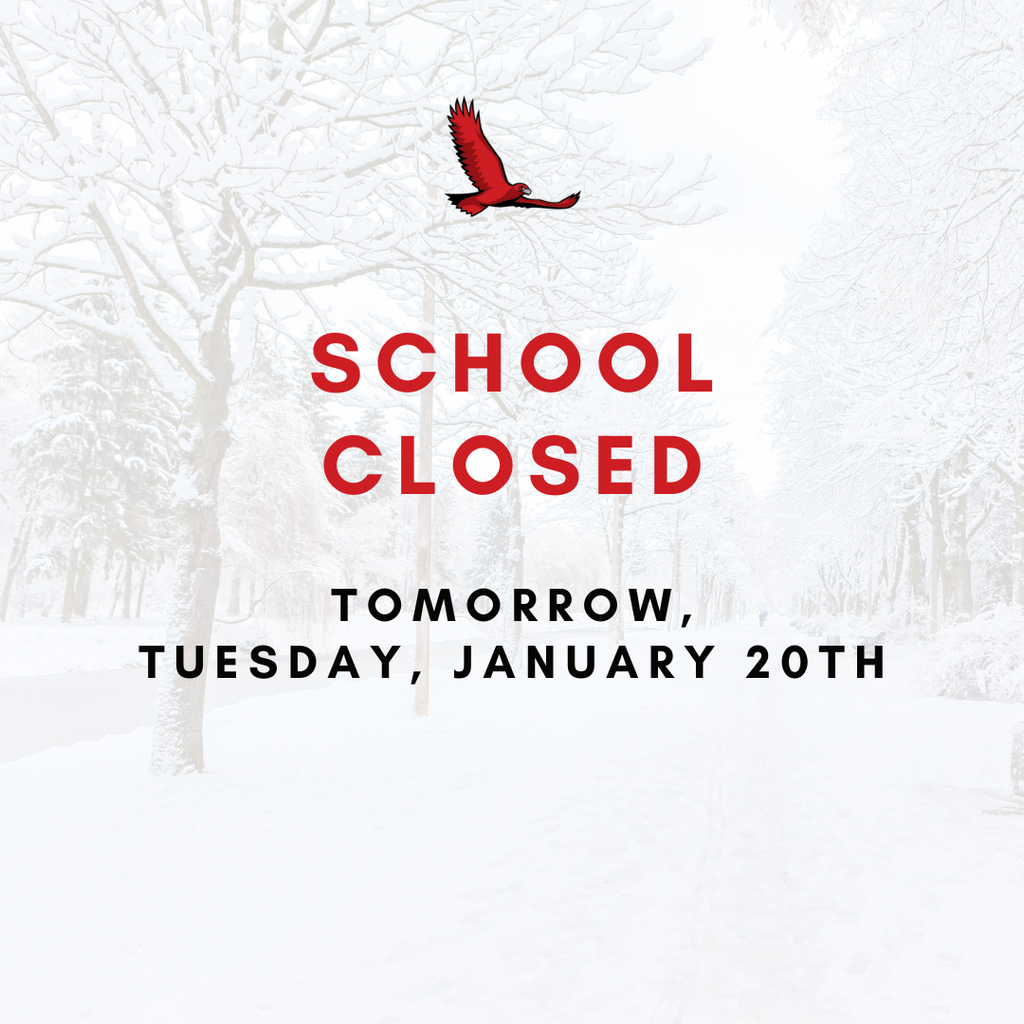 SCHOOL CLOSED - 1/20/26