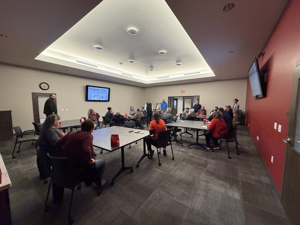 Superintendent treats transportation staff to a pancake breakfast for all of their hard work.