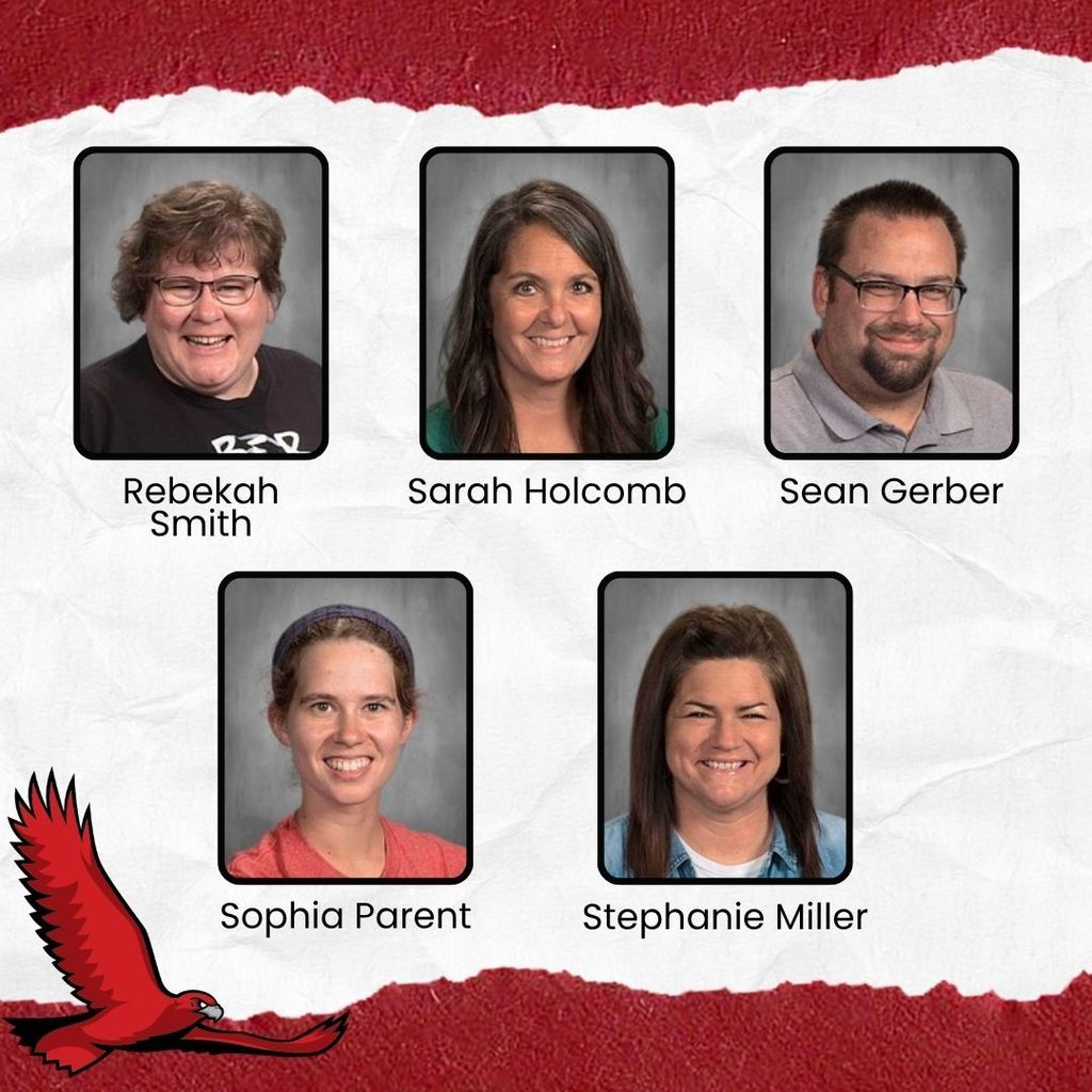 Paraprofessional Appreciation Day - Rebekah Smith, Sarah Holcomb, Sean Gerber, Sophia Parent, Stephanie Miller