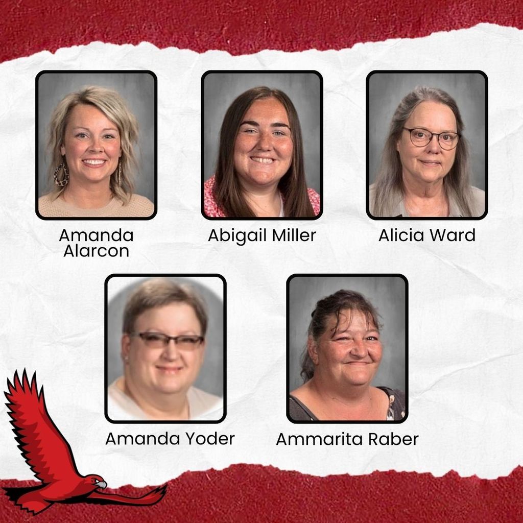 Paraprofessional Appreciation Day - Amanda Alarcon, Abigail Miller, Alicia Ward, Amanda Yoder, Ammarita Raber