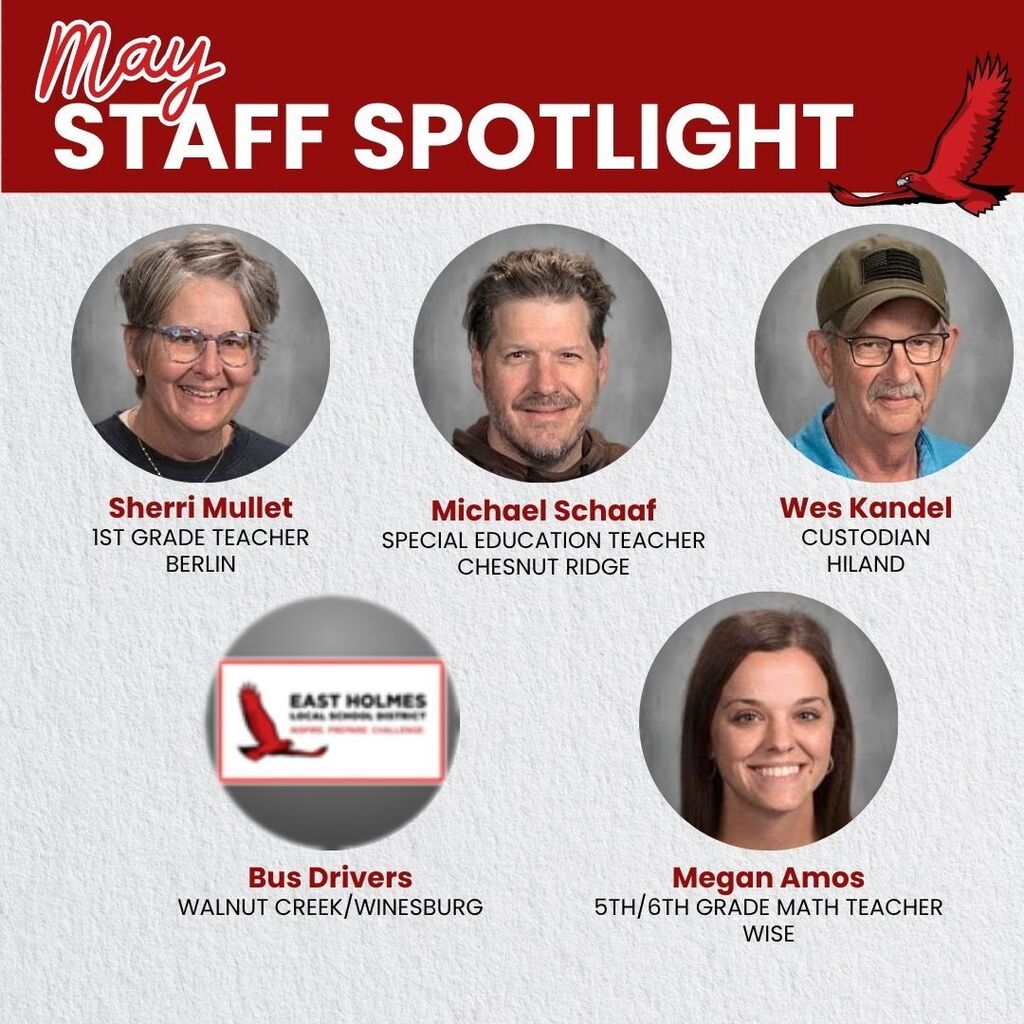 Sherri Mullet, Michael Schaaf, Wes Kandel, Bus Drivers, Megan Amos
