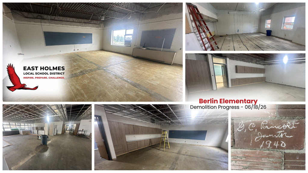 Berlin Elementary Demolition Progress