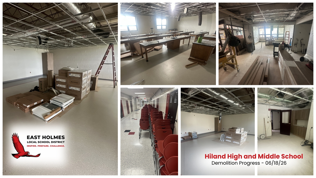 Hiland High and Middle School Demolition Progress
