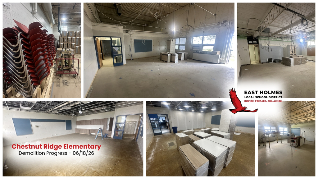Chestnut Ridge Elementary Demolition Progress