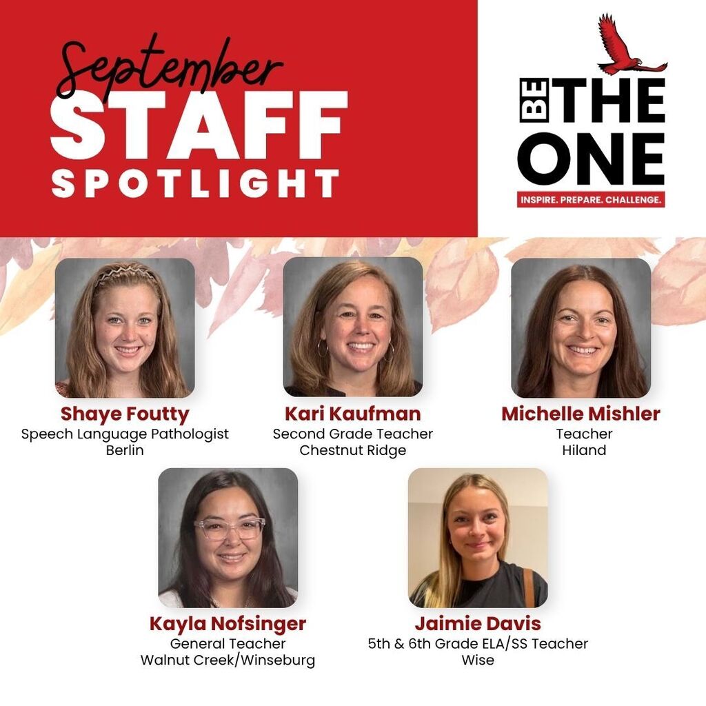 Shaye Foutty, Kari Kaufman, Michelle Mishler, Kayla Nofsinger, Jaimie Davis
