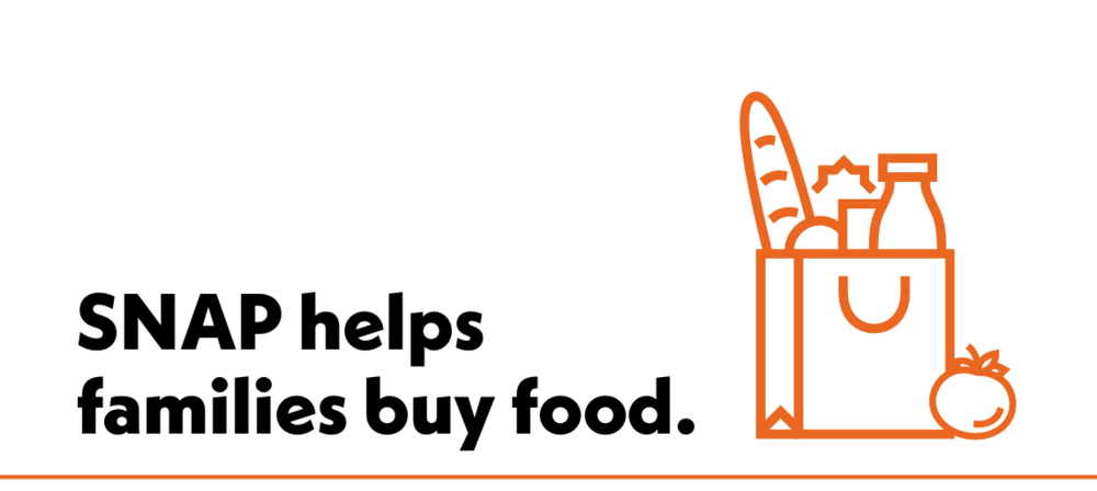SNAP Helps families buy food
