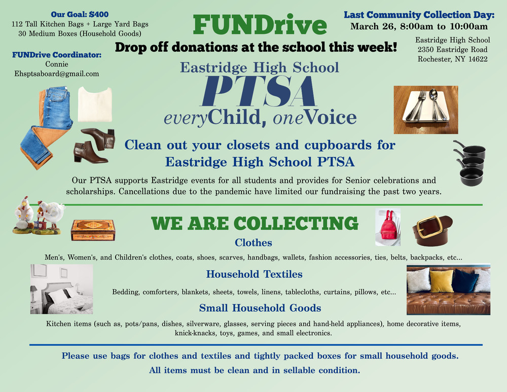 PTSA FunDrive Information