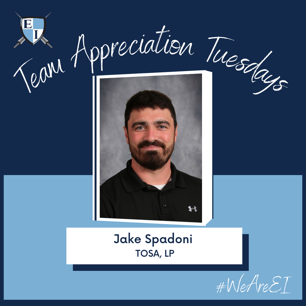 Team appreciation Tuesday, Jake Spadoni, TOSA, LP