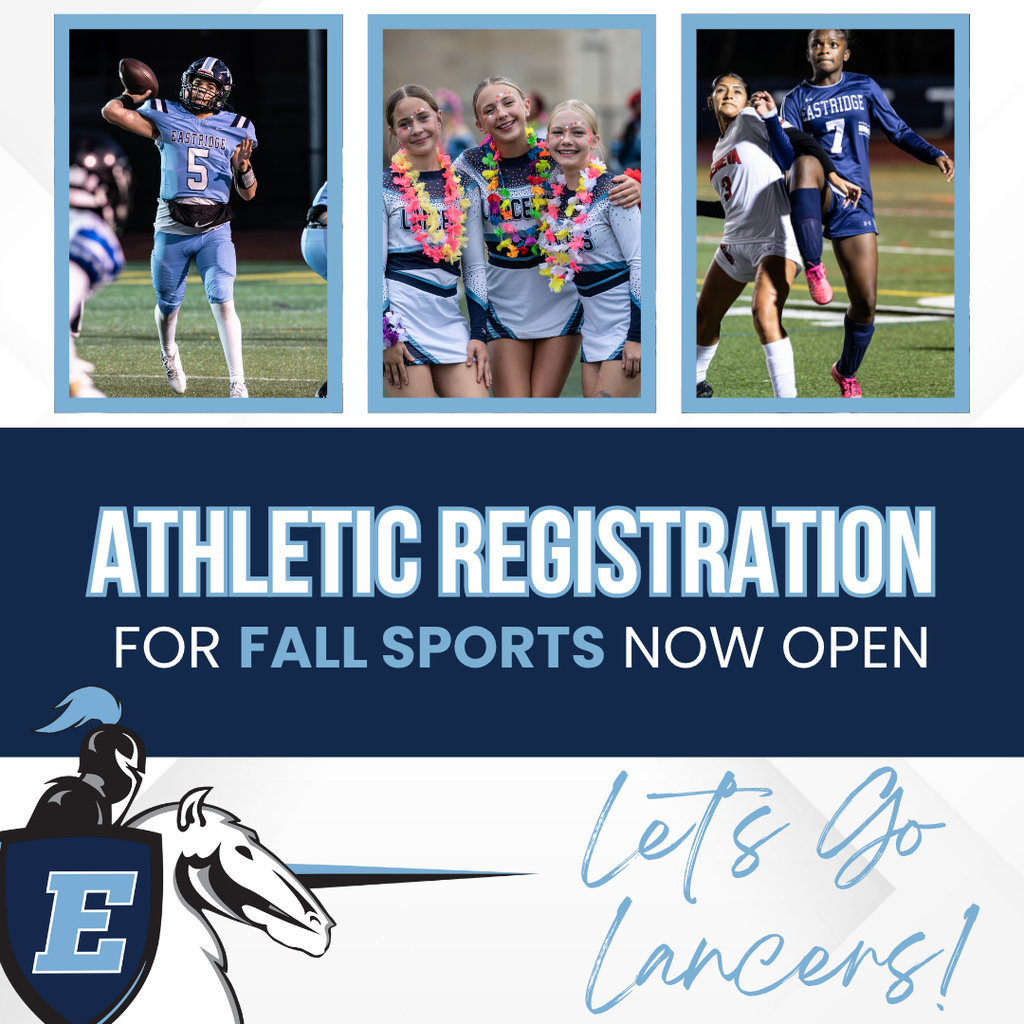 Athletic registration for fall sports now open Let's Go Lancers!