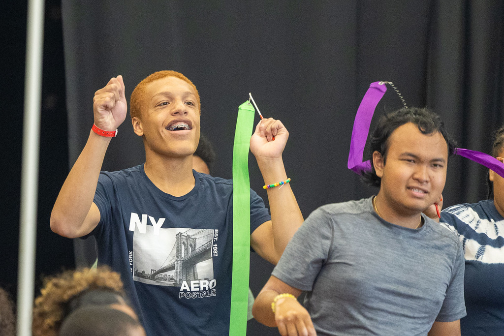 students performing in the ESY concert