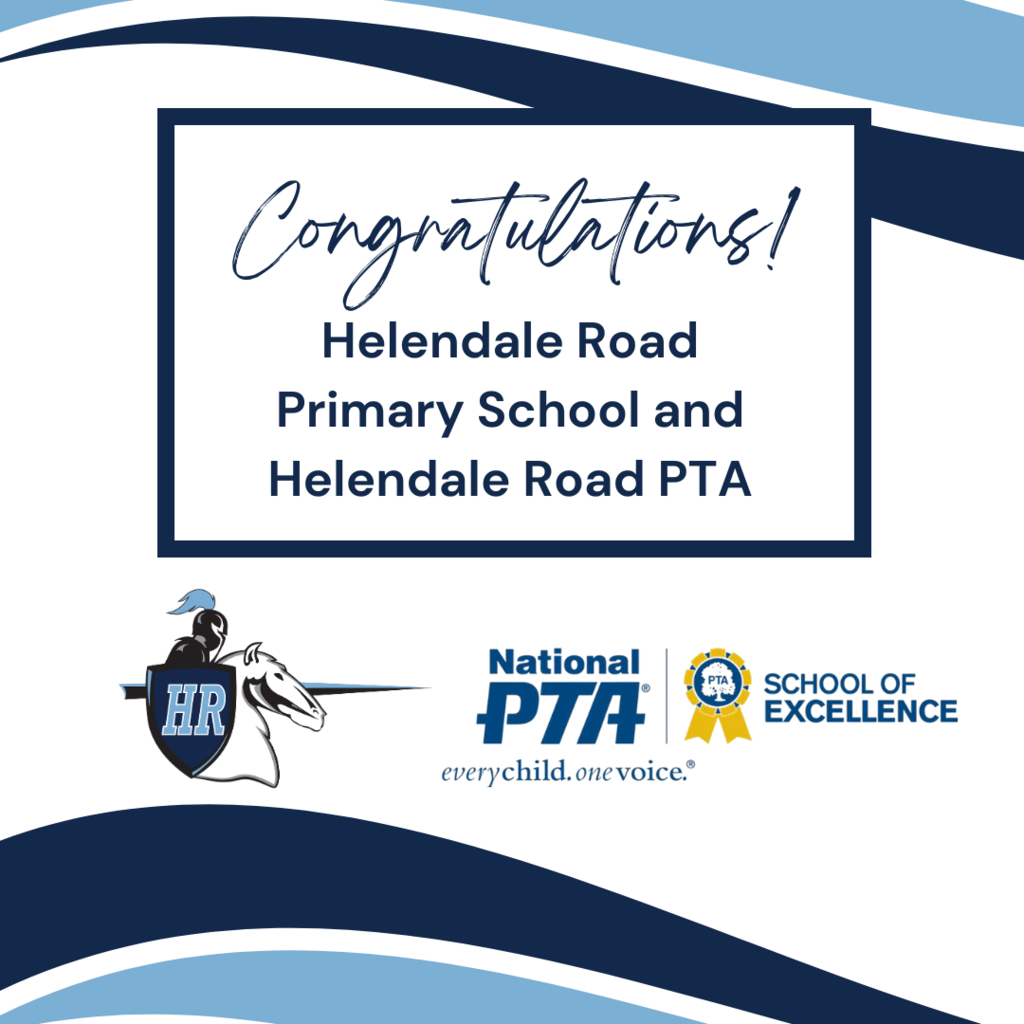 Congratulations! Helendale Road Primary School and Helendale Road PTA 