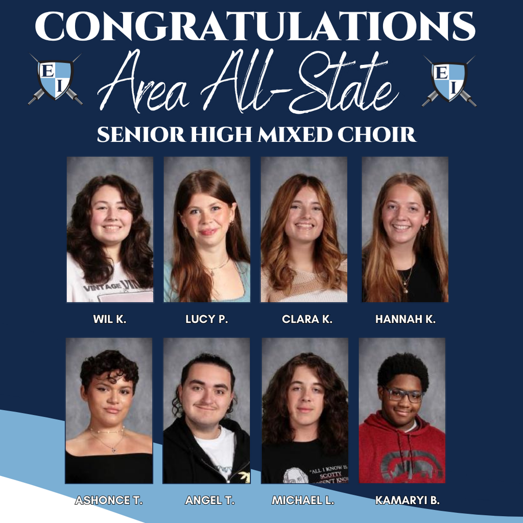Congratulations Area All-State Senior High Mixed Choir Wil K. Lucy P. Clara K. Hannah K. Ashonce T. Angel T. Michael L. Kamaryi B. 