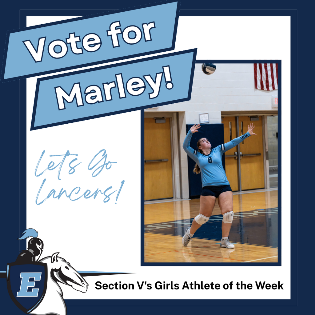 Vote for Marley! Let's Go Lancers! Section V's Girls Athlete of the Week