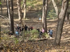 students at Helmer Nature Center