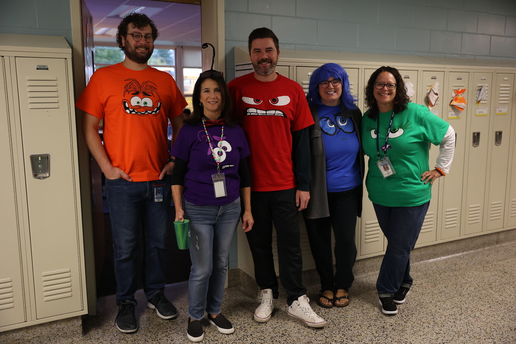 Teachers wear themed costume