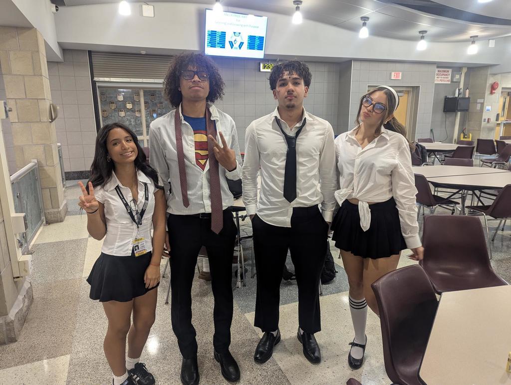 Eastridge students dressed in costume