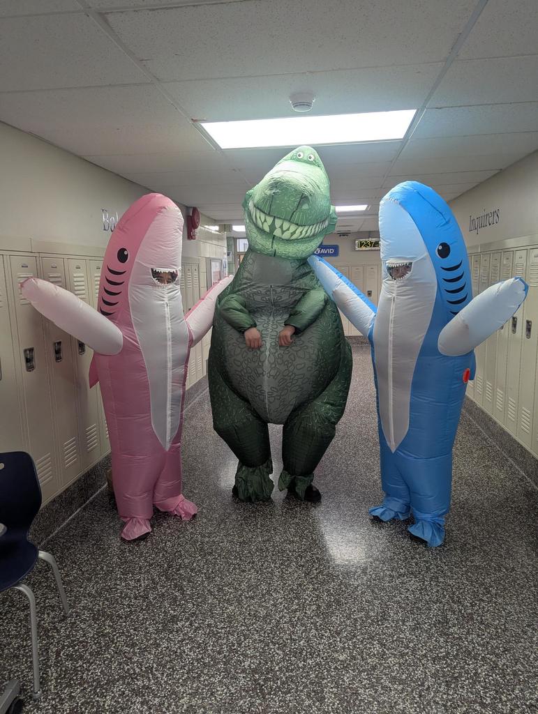 Eastridge students dressed in costume