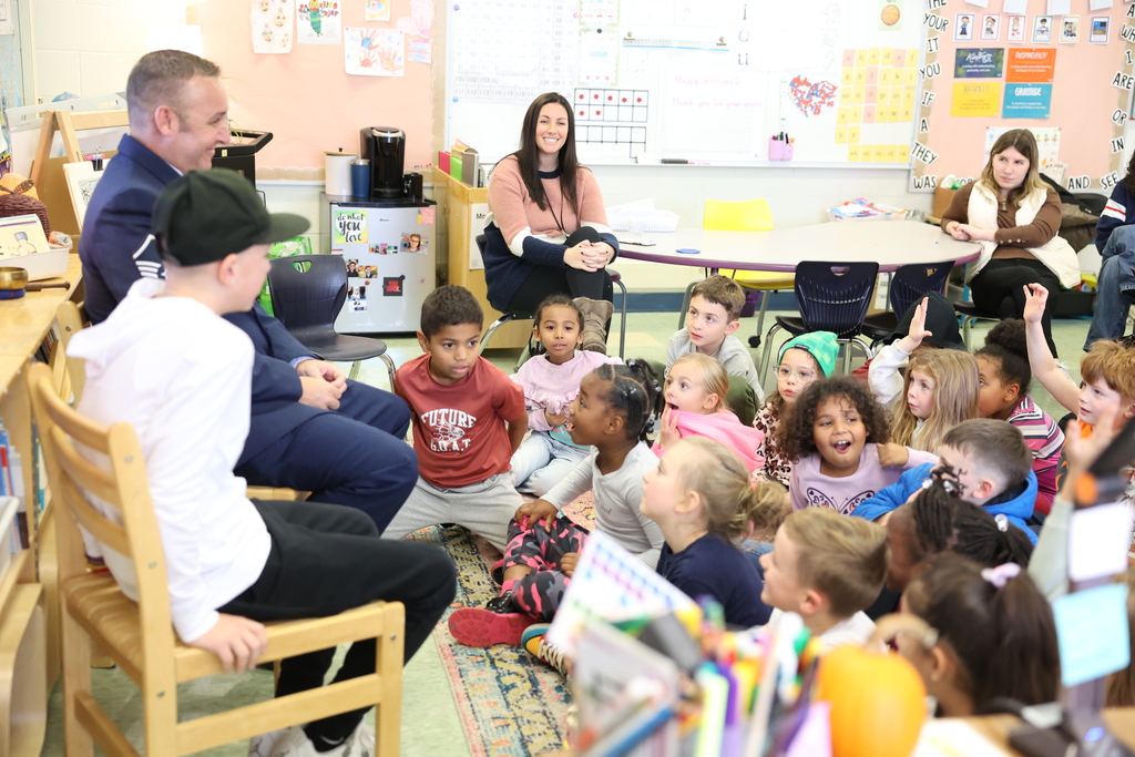 students get excited with guest speaker
