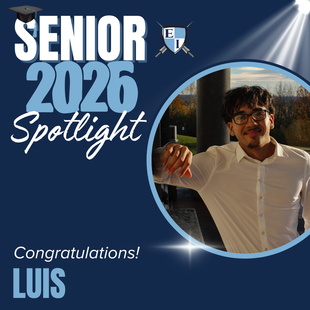 Senior 2026 Spotlight Congratulations Luis