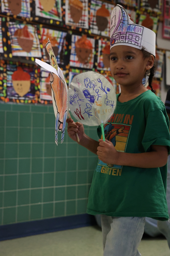 students smile during school parade 