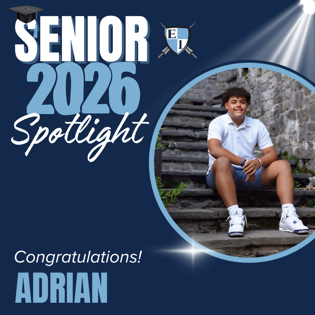 Senior 2026 spotlight Congratulations Adrian