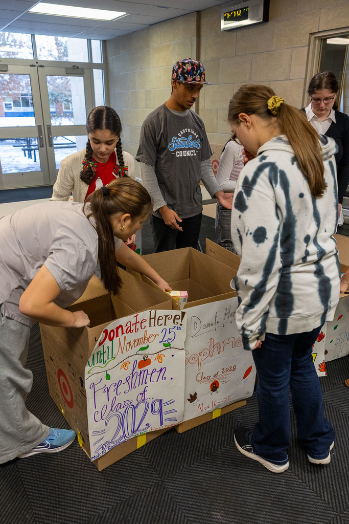 Student government collecting donations
