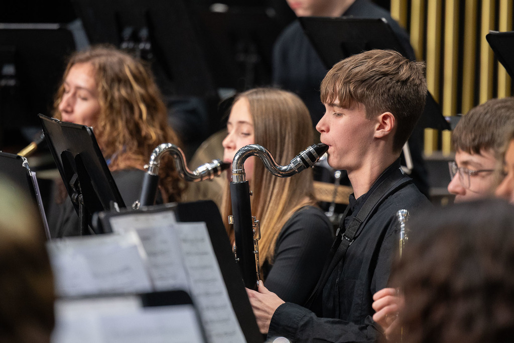 Concert Band playing