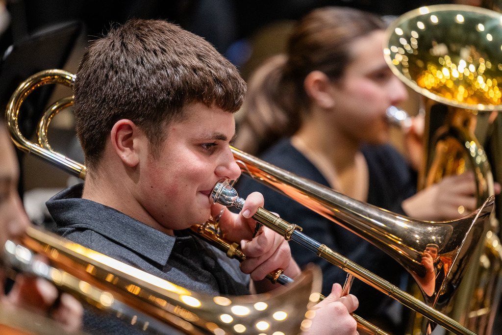 Concert Band playing