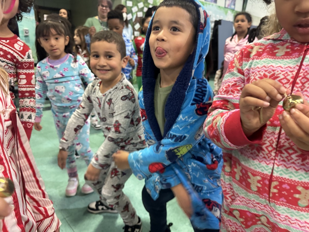 students dance at concert
