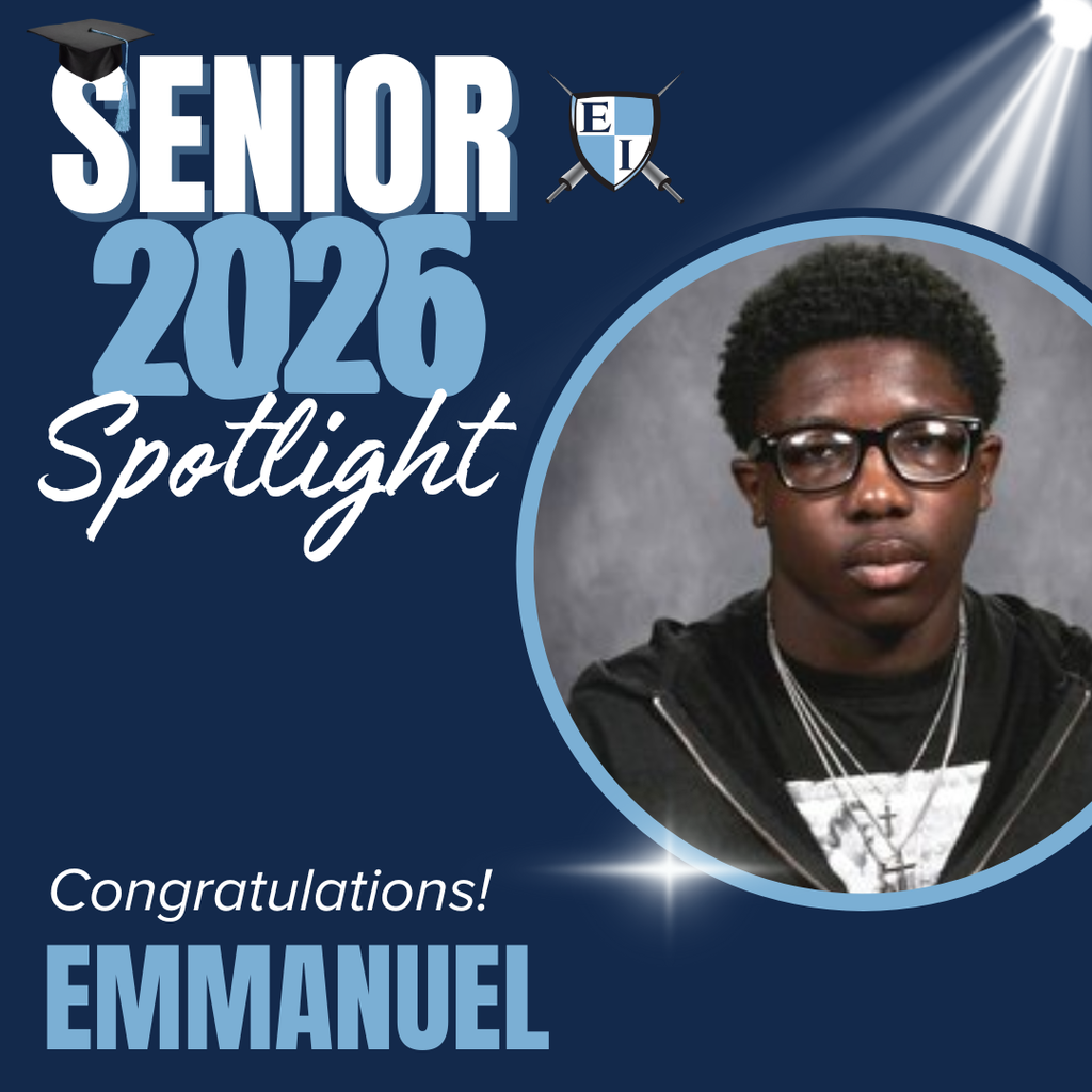 Senior 2026 Spotlight Congratulations Emmaneul
