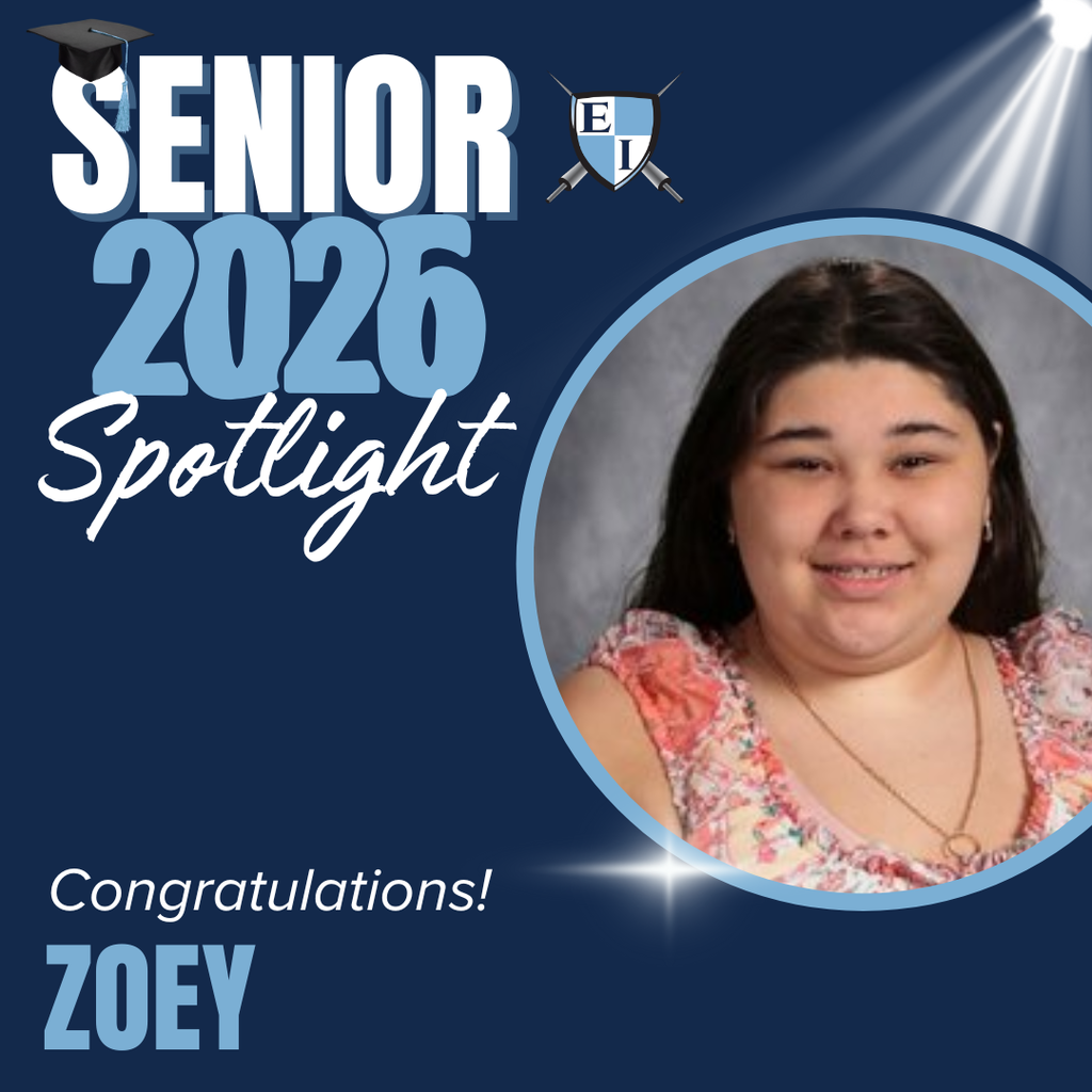 Senior 2026 Spotlight Congratulations! Zoey