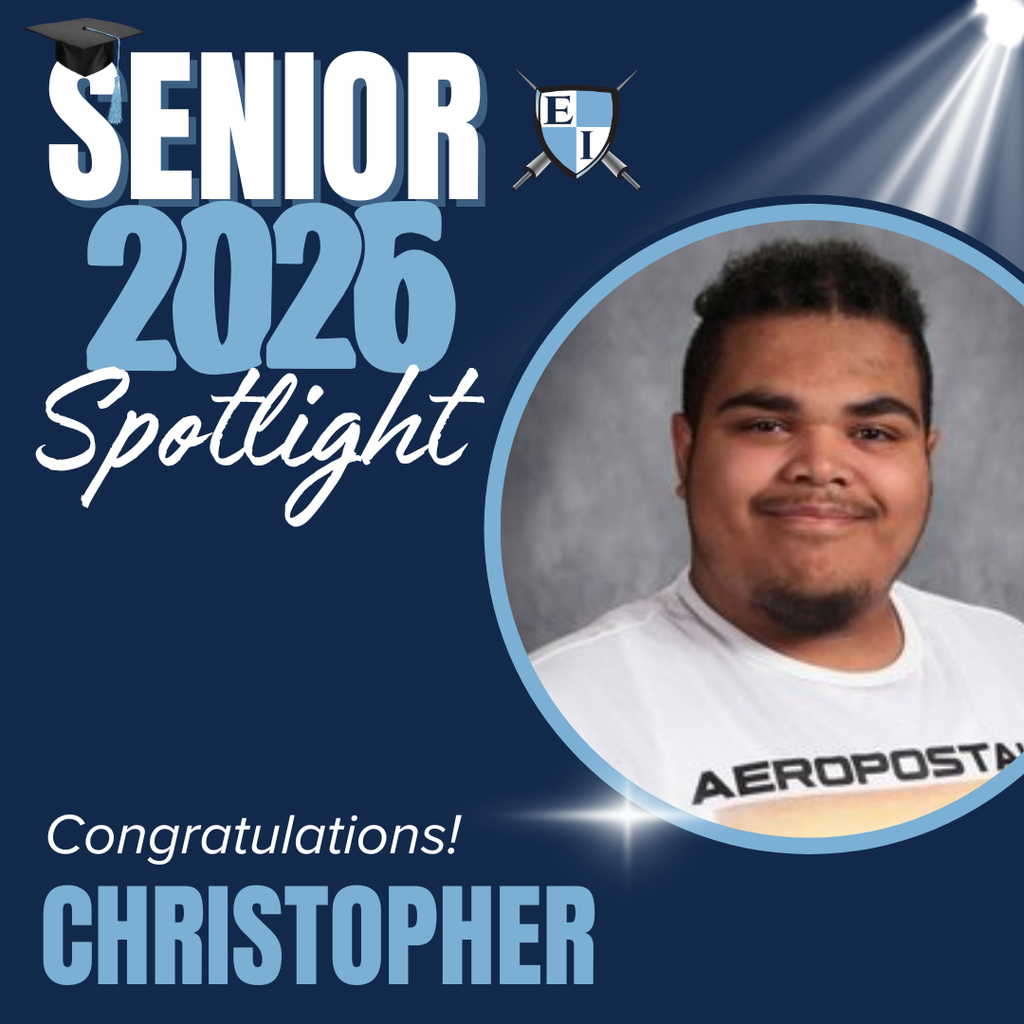 Senior 2026 Spotlight Congratulations! Christopher 