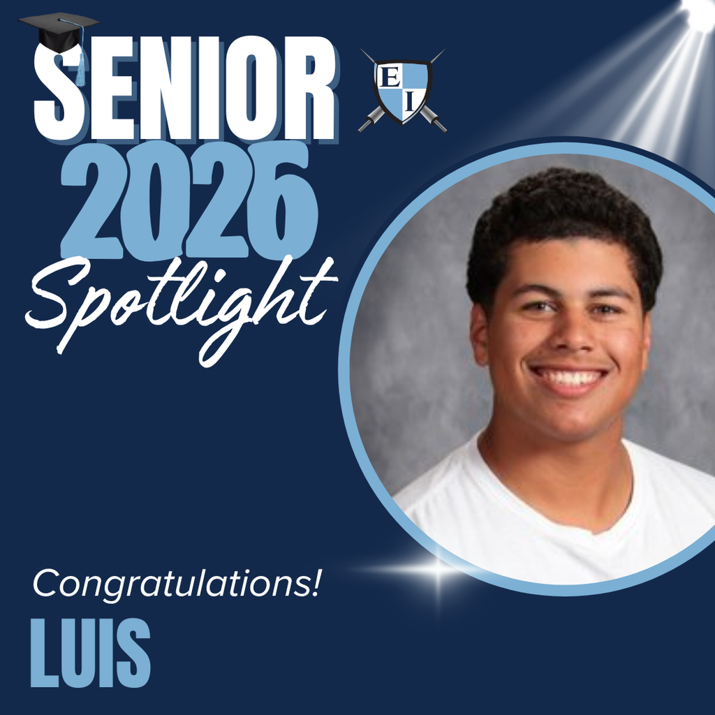 Senior 2026 Spotlight Congratulations Luis