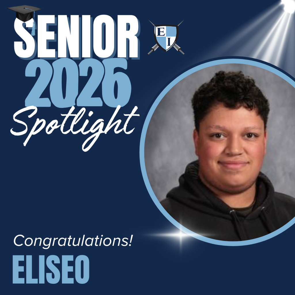 Senior 2026 Spotlight Congratulations Eliseo