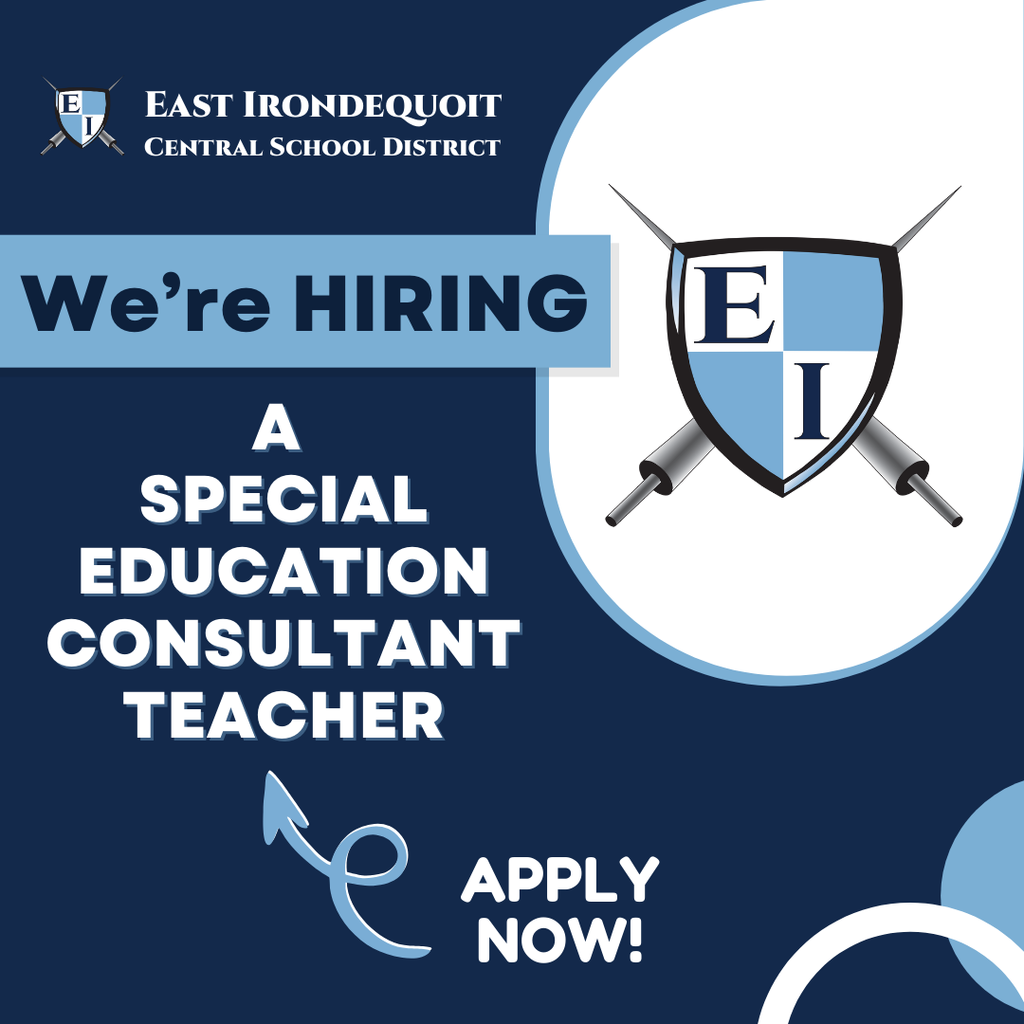 EICSD: We're hiring a special education Consultant Teacher, Apply Now!