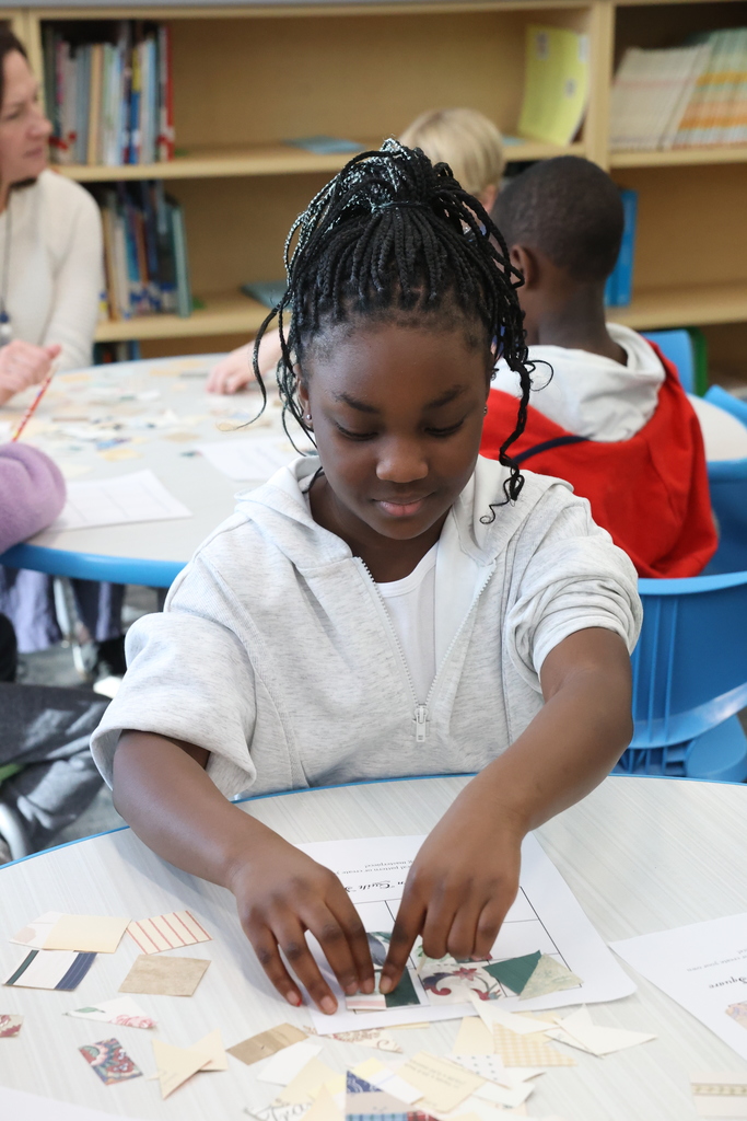 student chooses design for paper