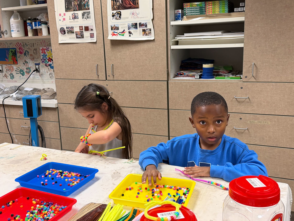 students and families participating in Family Game Night