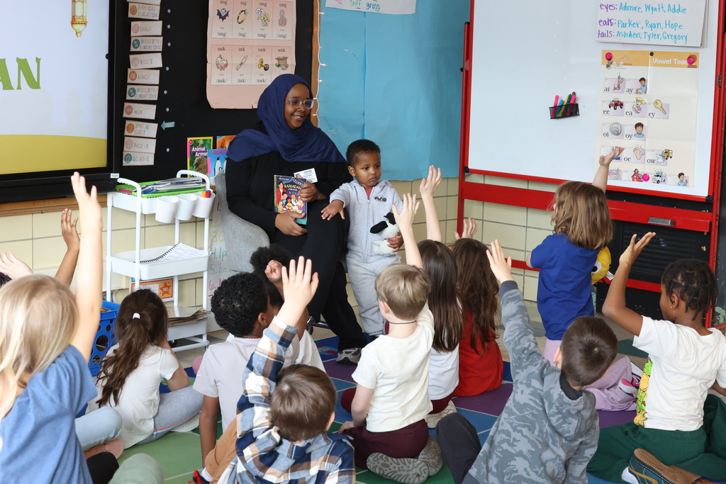 Parent visits students book to them