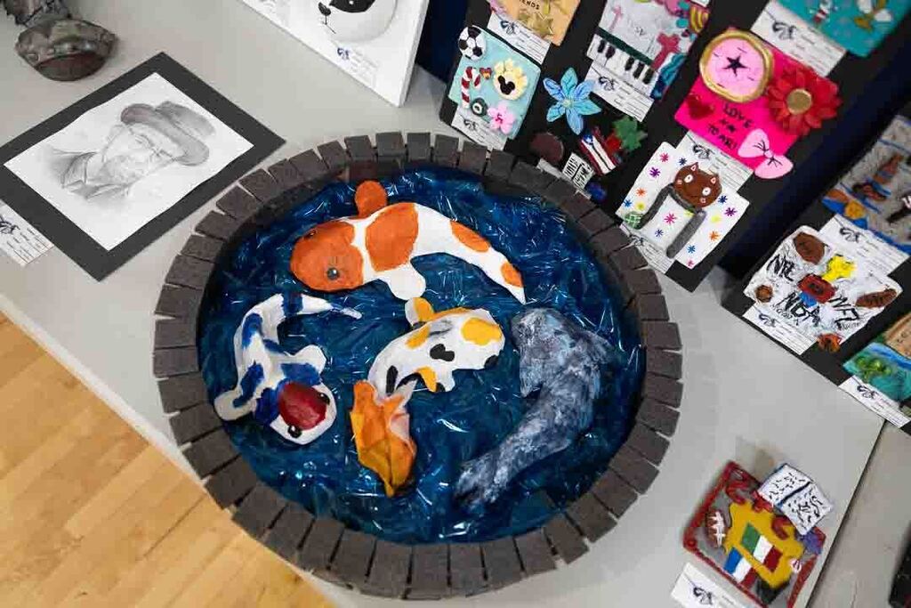 student art on display