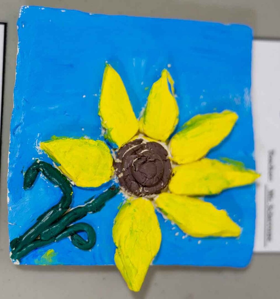 student art on display