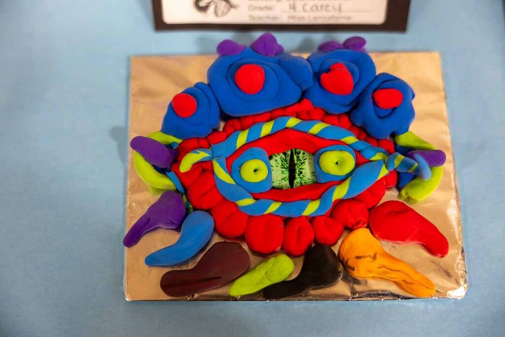 student art on display