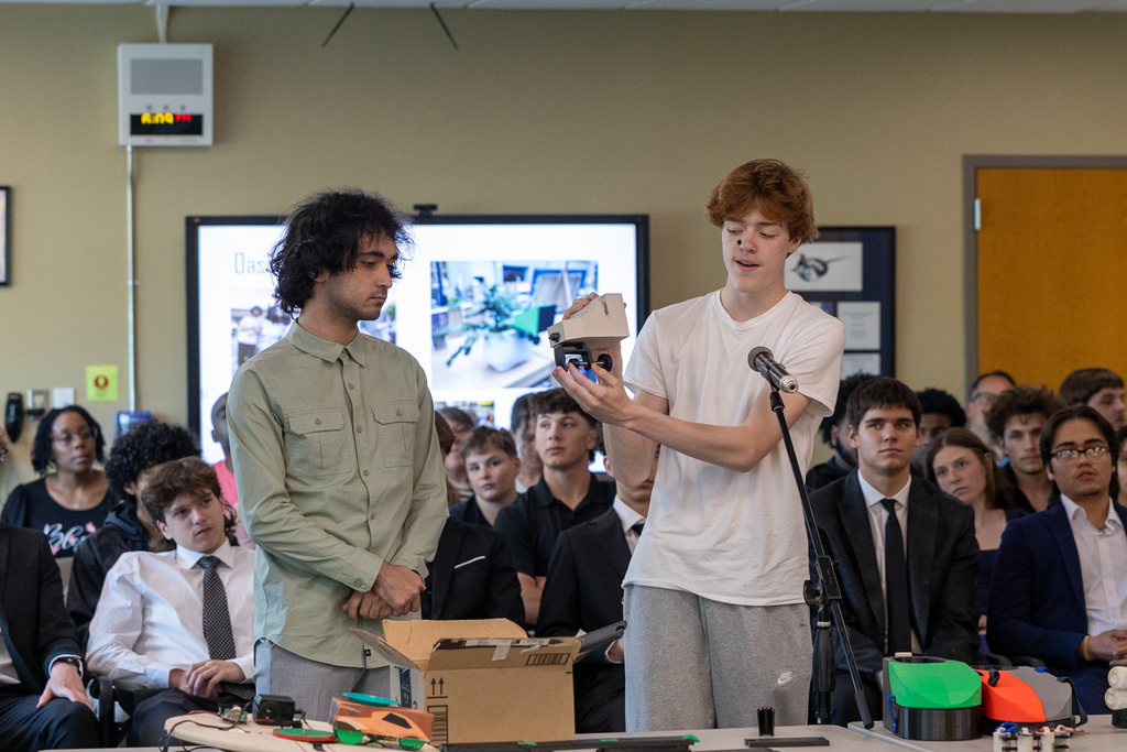 PLTW students and their inventions