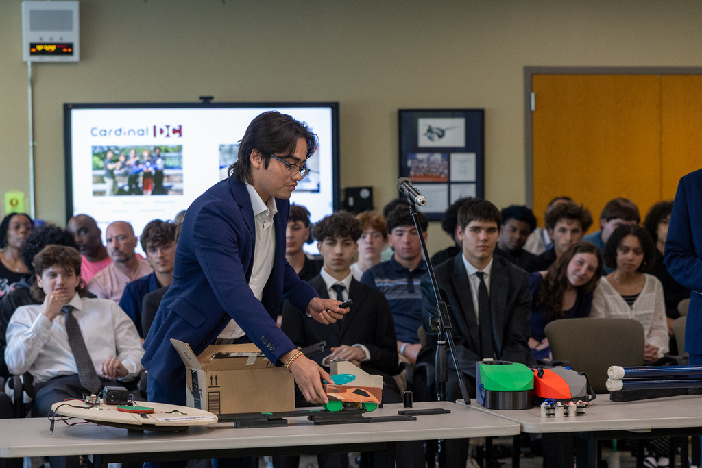 PLTW students and their inventions