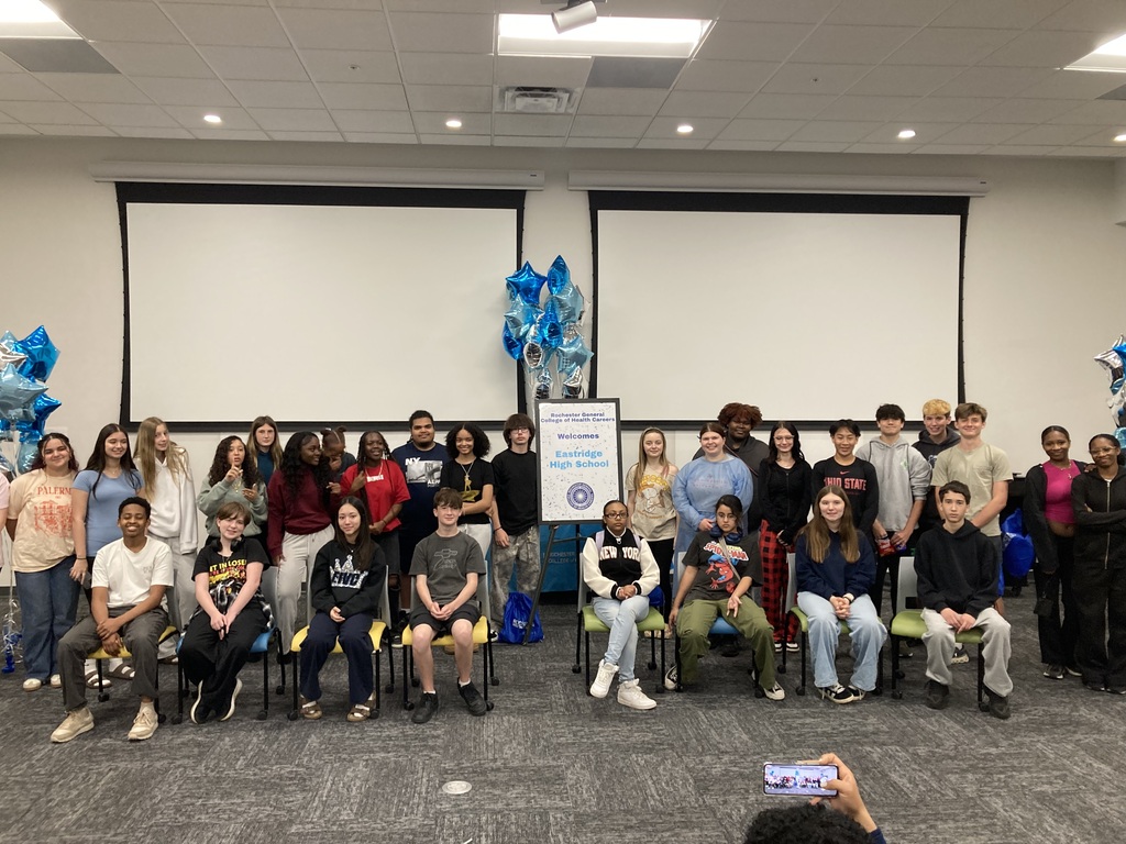 students on Biomedical field trip to Rochester General College of Health Careers