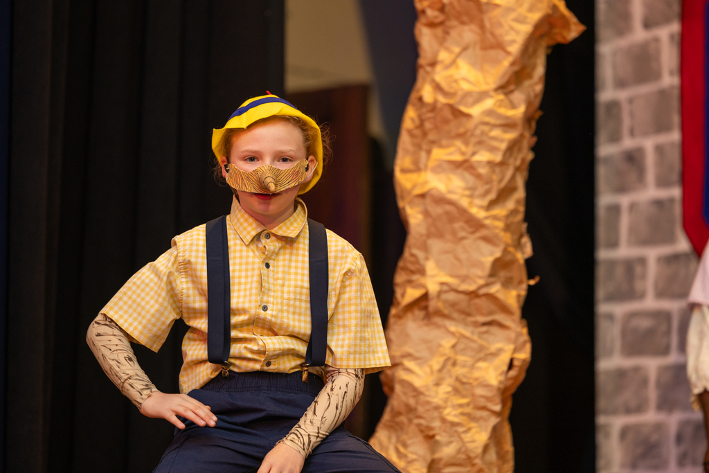 cast of Shrek Jr performing