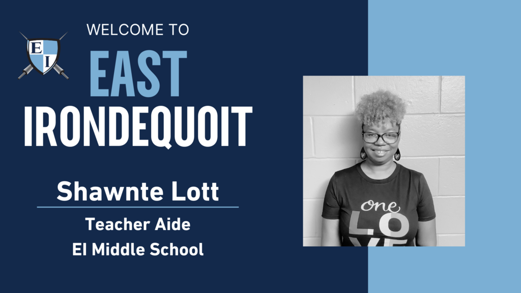 Shawnte lott, teacher aide, ei middle school