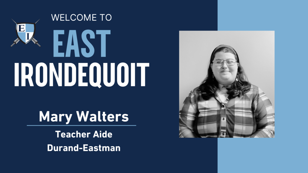 Welcome to EI, Mary Walters, Teacher aide, DE