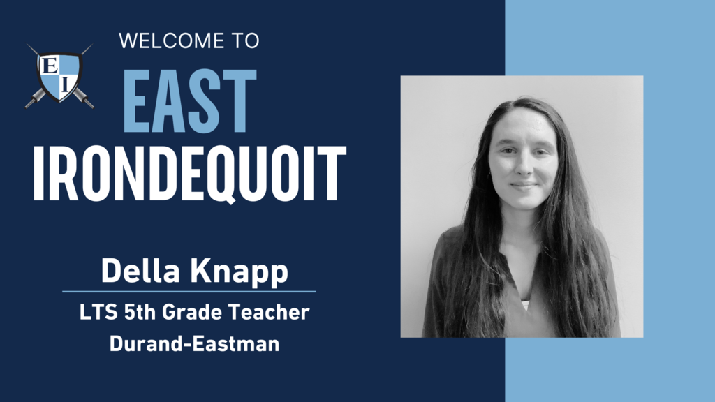 Welcome to EI, Della knapp, LTS 5th grade teacehr, DE